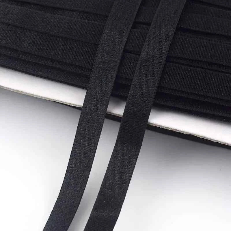 10 Meters Plain Elastic Band - For Bra Straps & Waistbands (6-30mm)