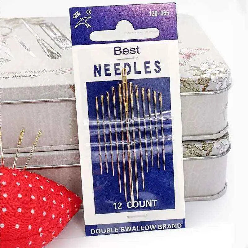 Hand Sewing Needles 2-Pack Set - 6 Size Options for All Sewing Projects