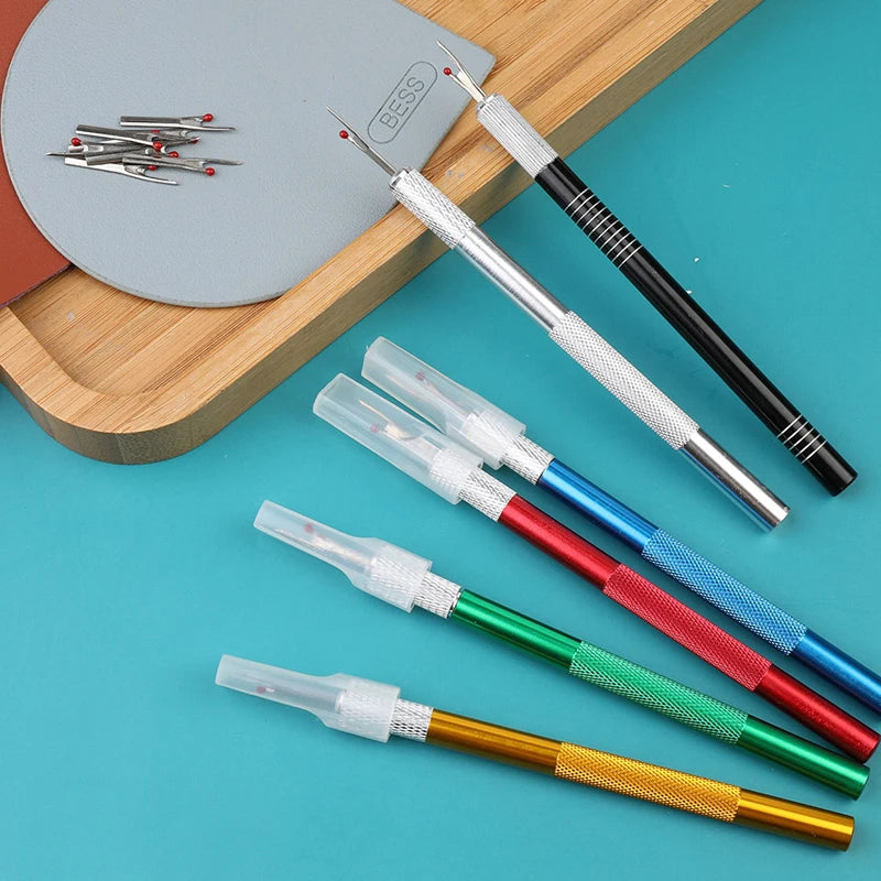 1Pcs Seam Ripper with 5Pcs Replacement Head Sewing Stitch Thread Unpicker Embroidery Thread Remover Tool DIY Sewing Tools