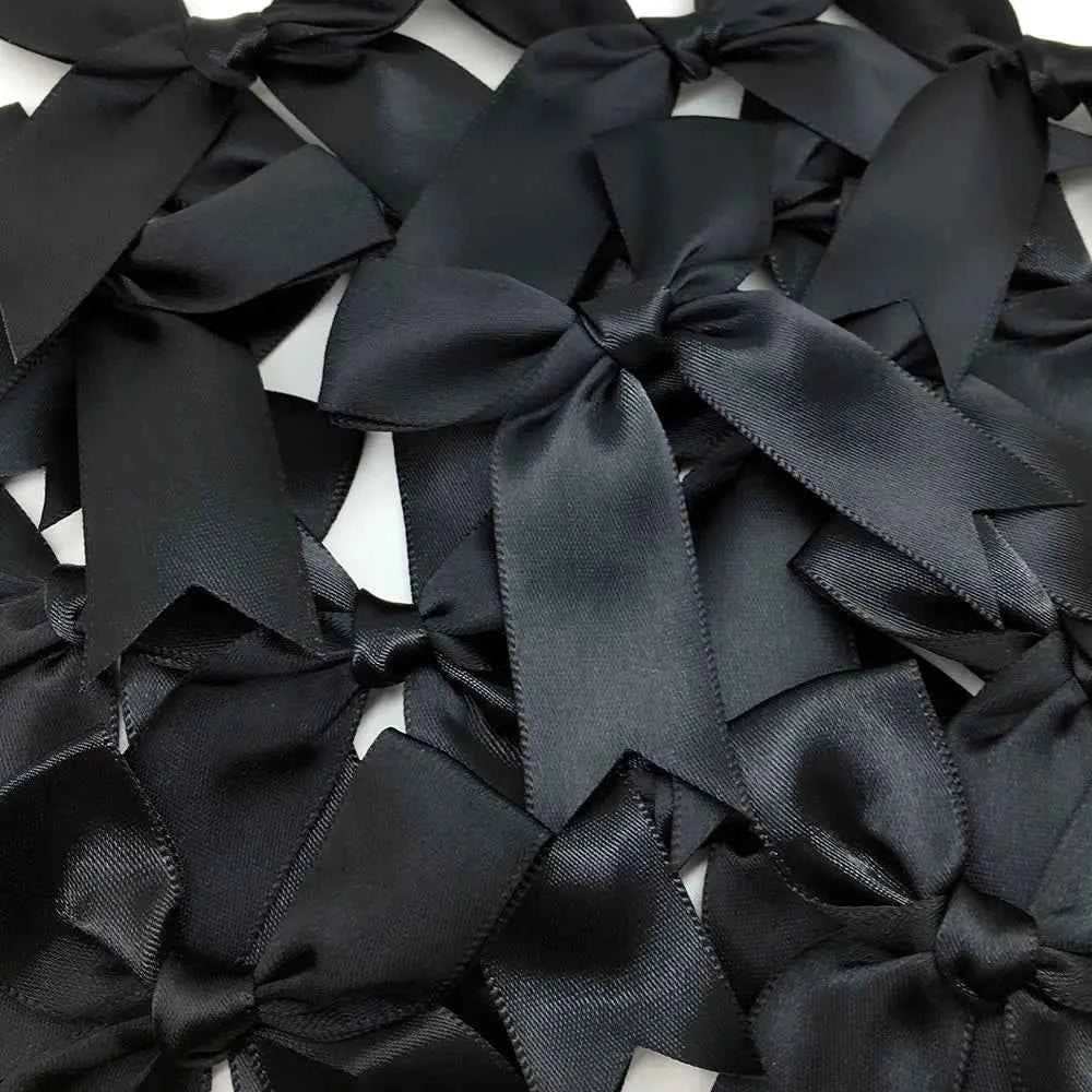Satin Bows 50Pcs - 8.5cm/8.5cm Craft Garment Accessories