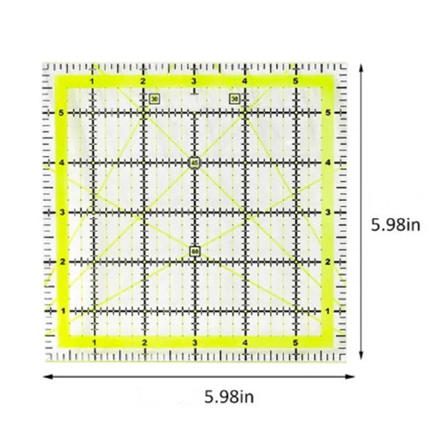 Transparent Patchwork & drafting rulers -1PCS Transparent Acrylic -Stu
