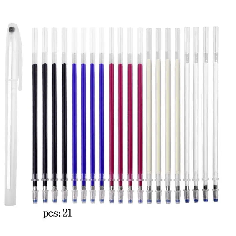 Heat Erasable Magic Marker Pen  10/20Pcs/Set , Fabric Pens Line Marking DIY Craft Sewing Accessories