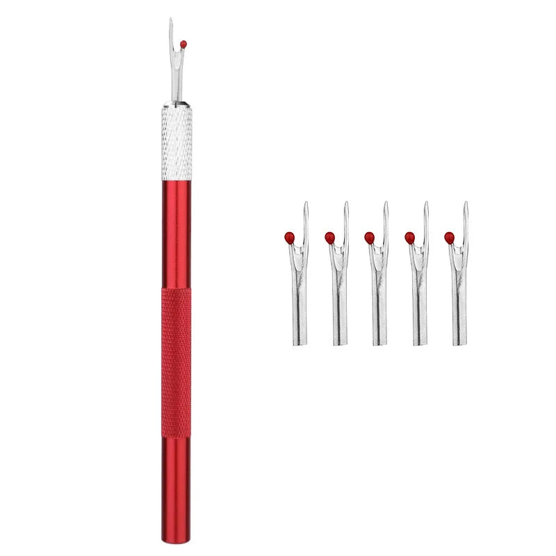 1Pcs Seam Ripper with 5Pcs Replacement Head Sewing Stitch Thread Unpicker Embroidery Thread Remover Tool DIY Sewing Tools