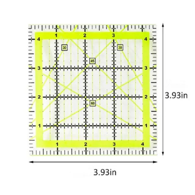 Transparent Patchwork & drafting rulers -1PCS Transparent Acrylic -Stu
