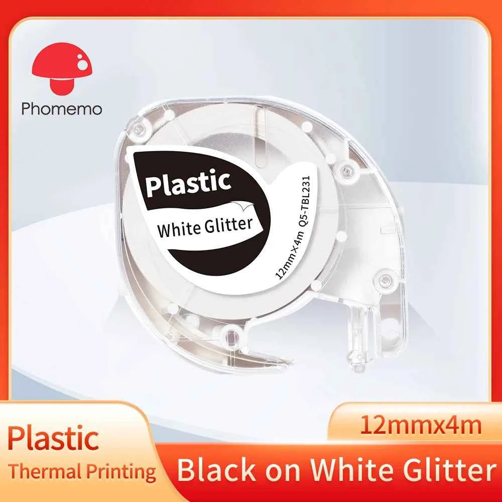 P12 PRO Label Maker Machine - Bluetooth Inkless Label Printer for Fabric & Satin Ribbon