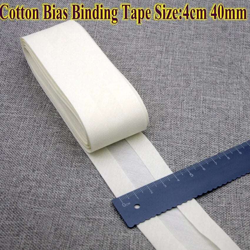 Cotton Bias Binding Tape  - Size 4cm x5 meters