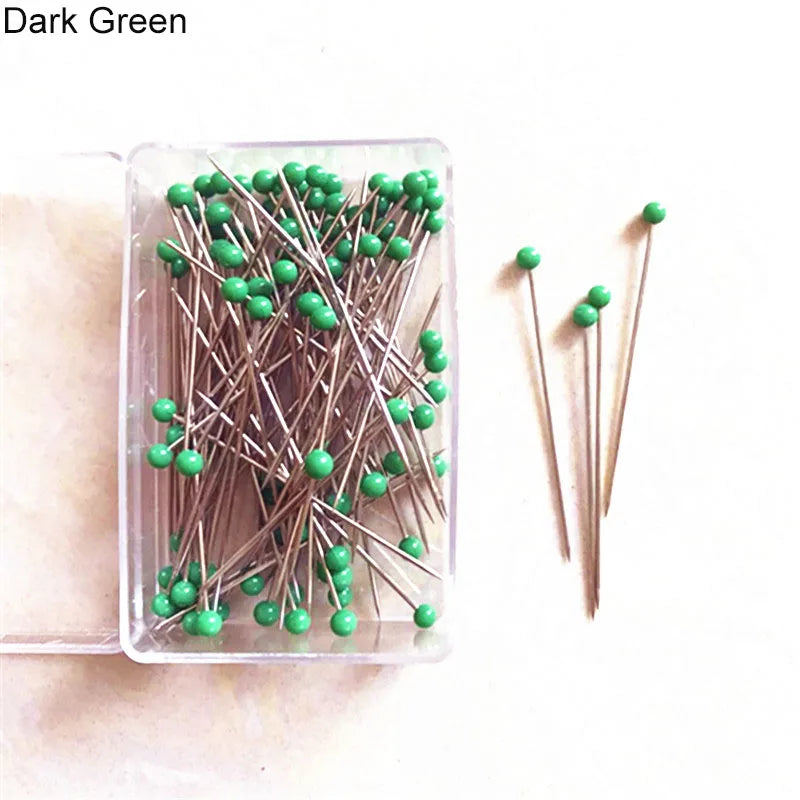 Dressmakers Pins  - Glass heads