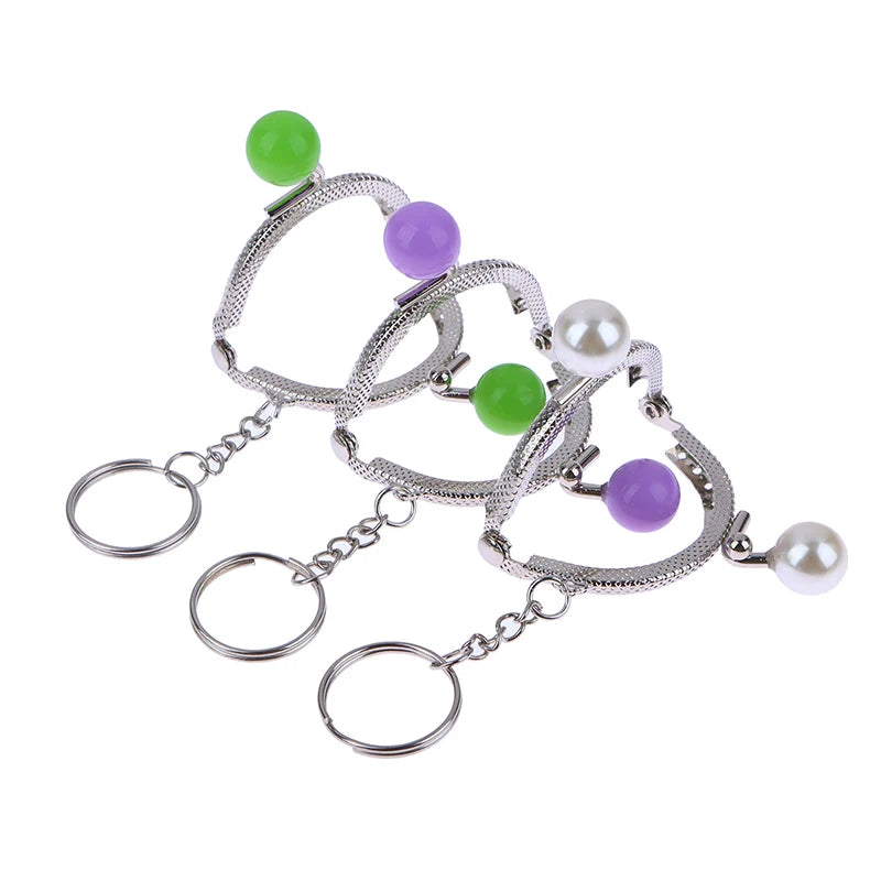 Coin Purse Frame For Bag With Key Ring 1Pcs Metal