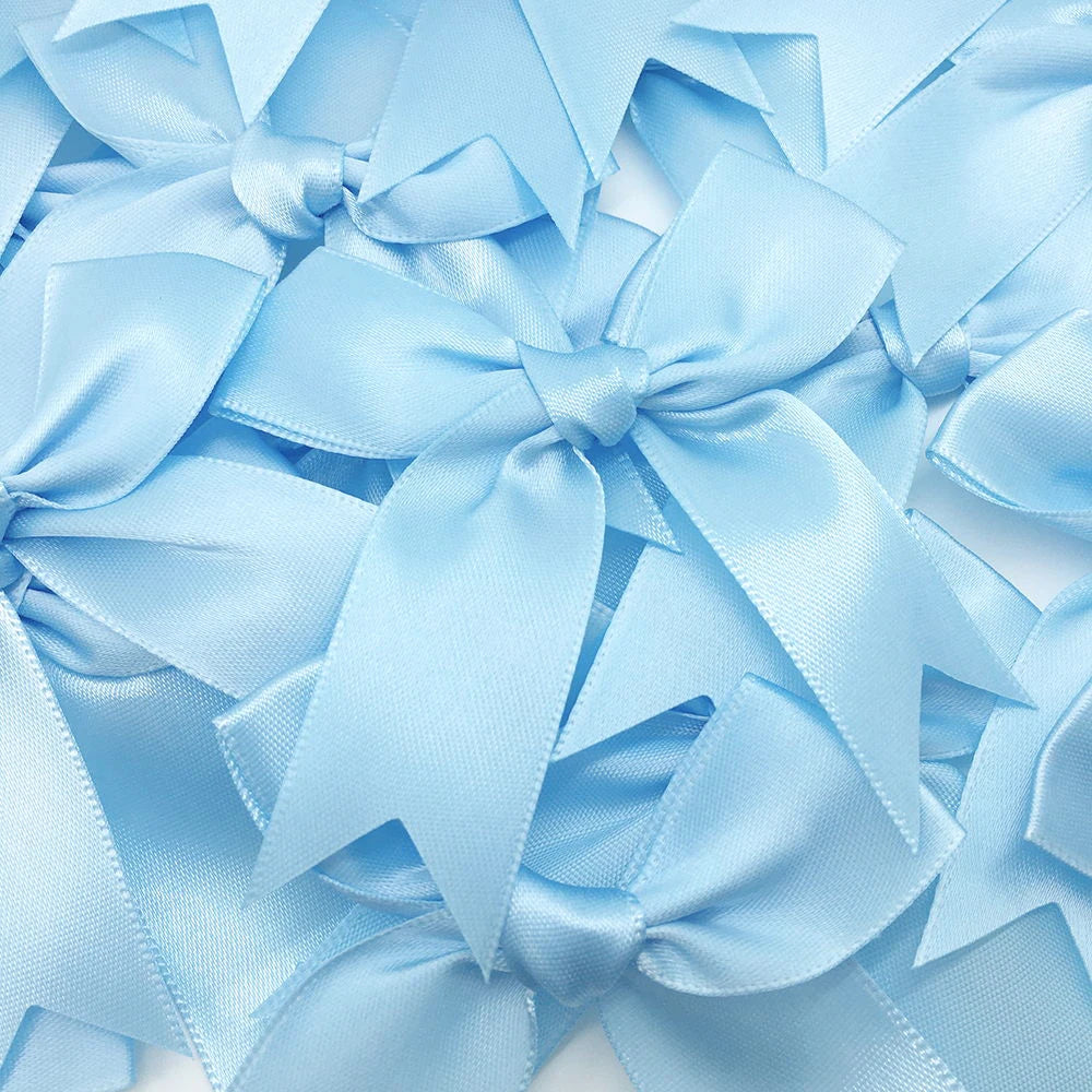 Satin Bows: 50Pcs - 8.5cm/8.5cm Craft Garment Accessories