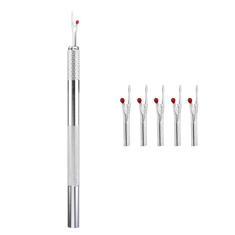 1Pcs Seam Ripper with 5Pcs Replacement Head Sewing Stitch Thread Unpicker Embroidery Thread Remover Tool DIY Sewing Tools