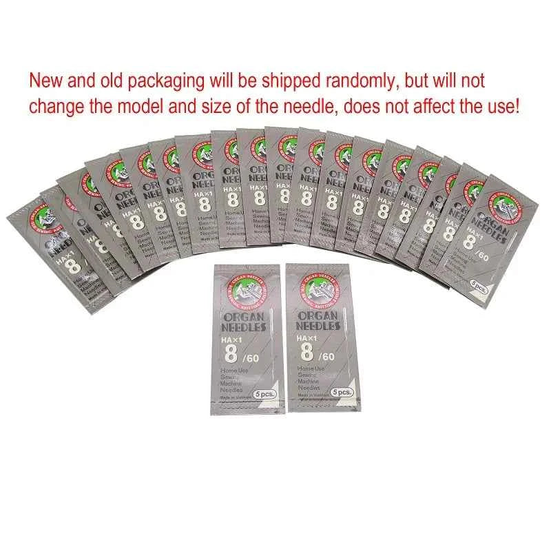 100pcs Organ Sewing Machine Needles - HAx1 130/705H for Domestic Machines (Singer, Brother, Janome)