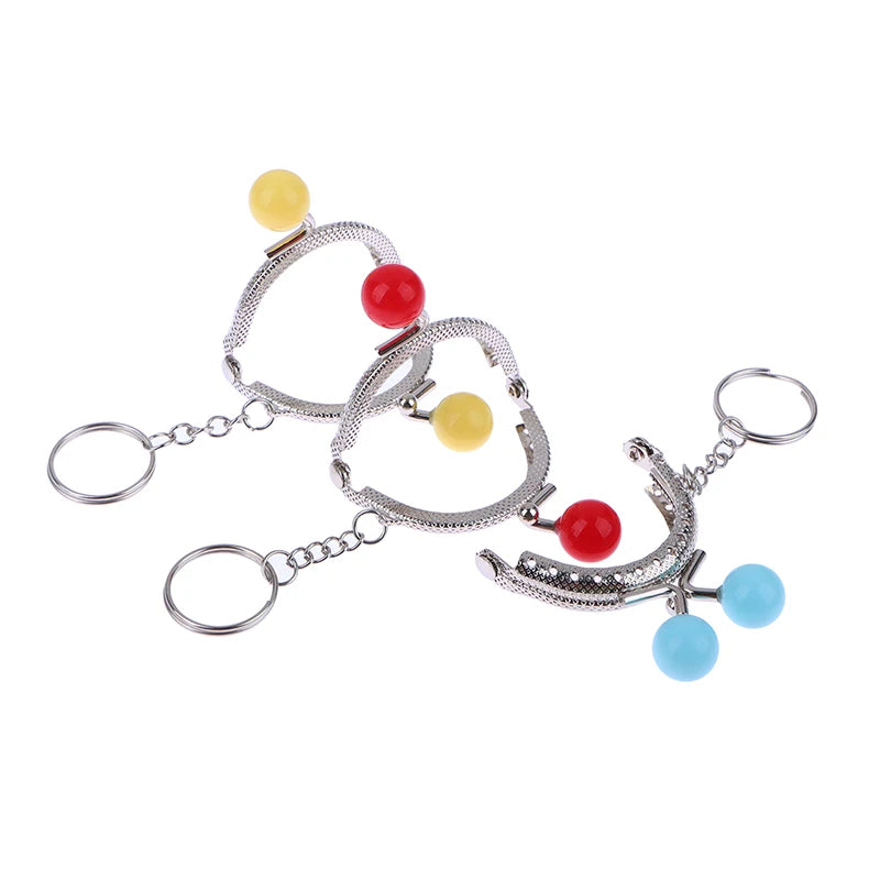 Coin Purse Frame For Bag With Key Ring 1Pcs Metal