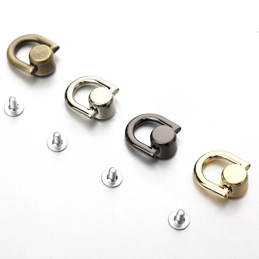 D-shaped Ring Bag Side Clip Buckles