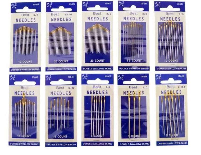 Hand Sewing Needles x 2 packets
