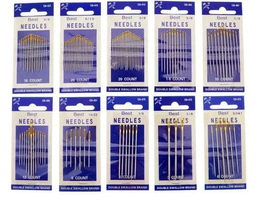 Hand Sewing Needles x 2 packets
