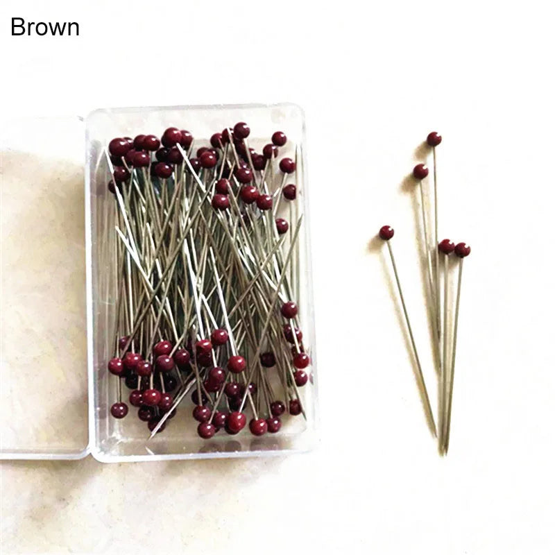 Dressmakers Pins  - Glass heads