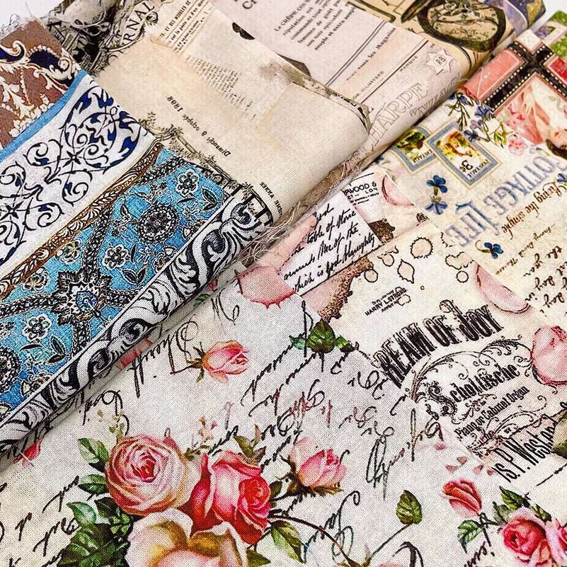 Cotton Printed canvas Fabric 50cm x 110cm