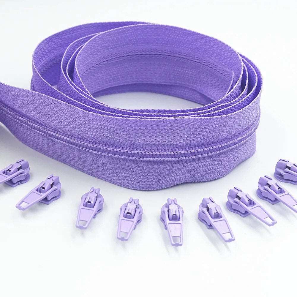 Nylon Zippers Rolls,3# sold by the metre - Auto-lock Zipper Slider