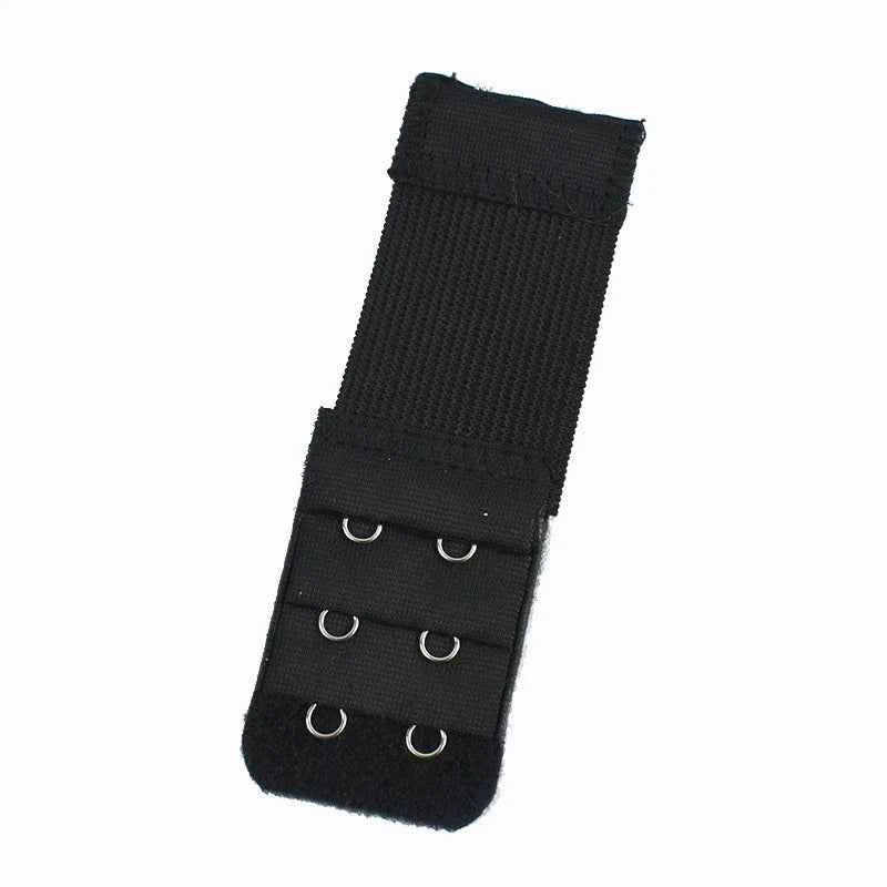 Bra Strap Extension 3-Row Hook & Eye - Adjustable Bra Extenders (2/5/10 Pack)