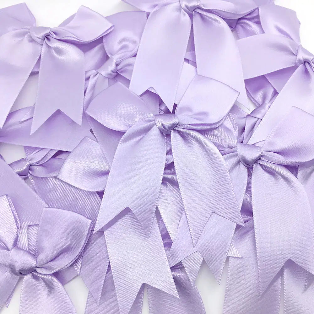 Satin Bows: 50Pcs - 8.5cm/8.5cm Craft Garment Accessories