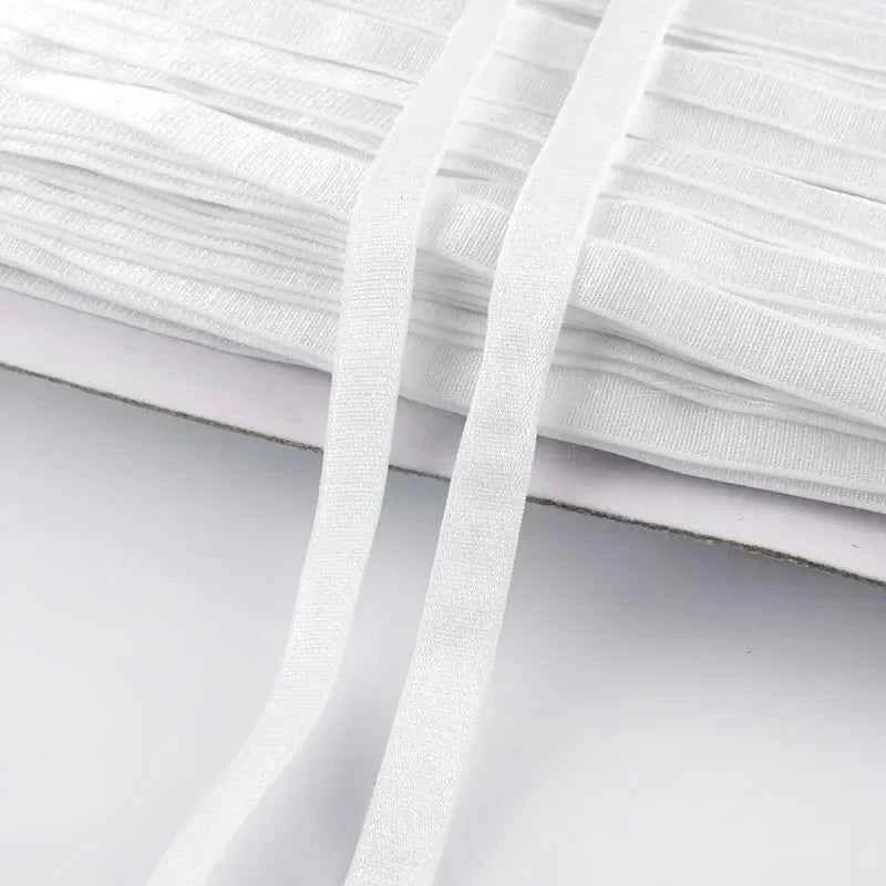 10 Meters Plain Elastic Band - For Bra Straps & Waistbands (6-30mm)
