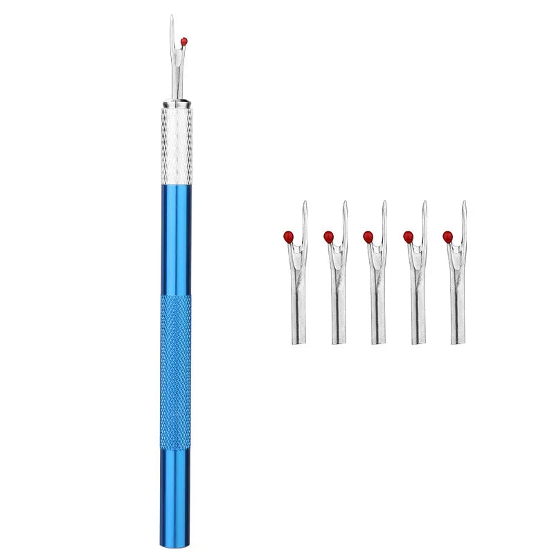 1Pcs Seam Ripper with 5Pcs Replacement Head Sewing Stitch Thread Unpicker Embroidery Thread Remover Tool DIY Sewing Tools