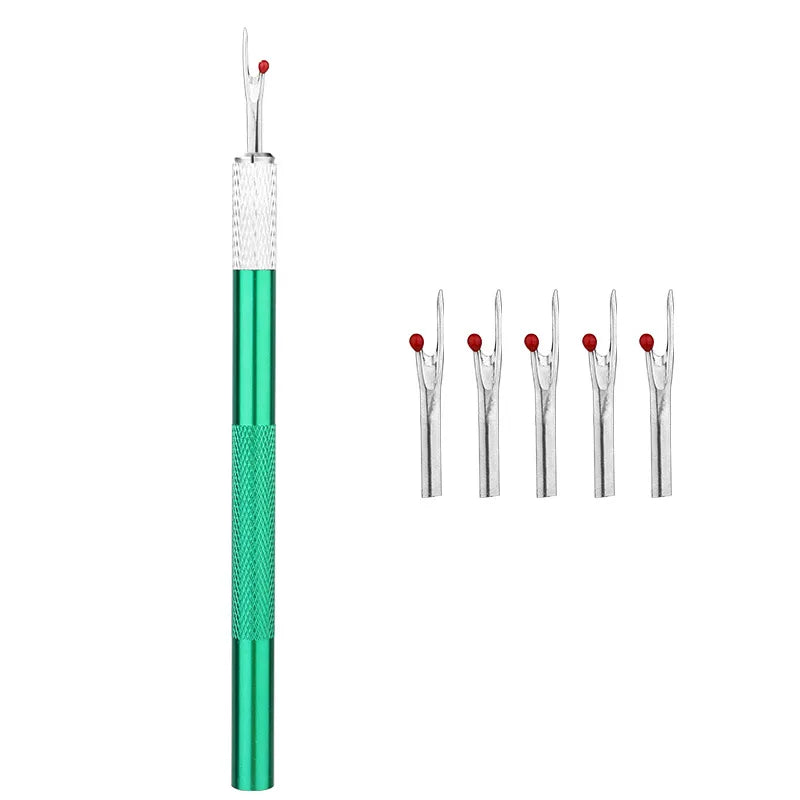 1Pcs Seam Ripper with 5Pcs Replacement Head Sewing Stitch Thread Unpicker Embroidery Thread Remover Tool DIY Sewing Tools