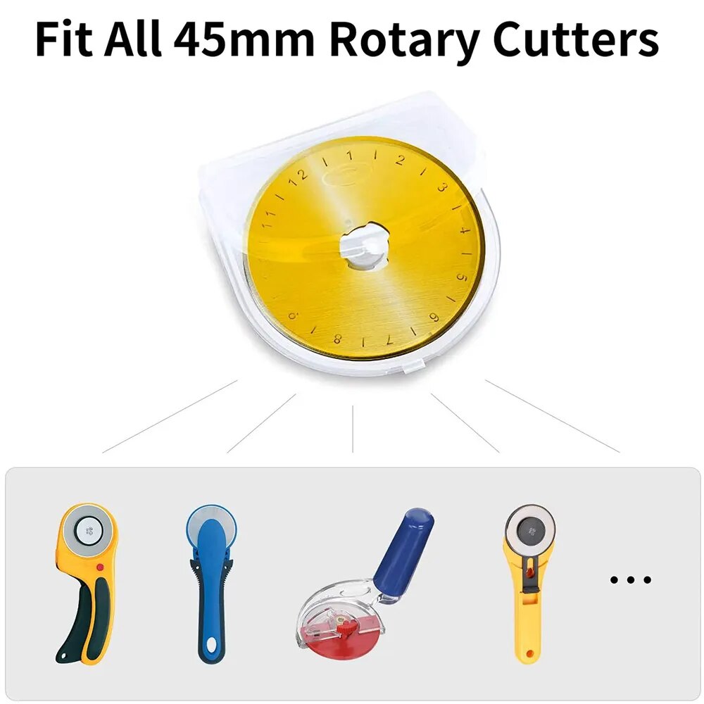 Titanium Rotary Cutter Blades 45mm 5/10pcs