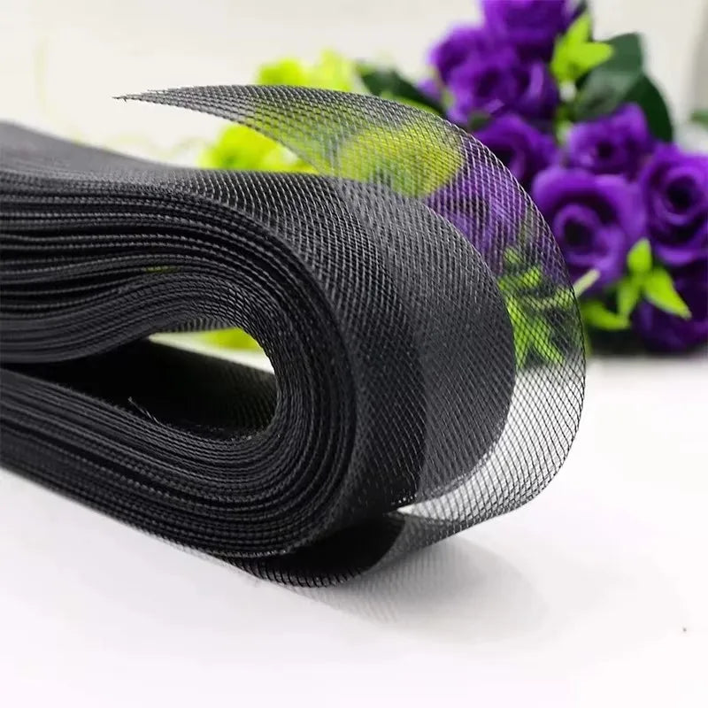 Horsehair Braid 50 Yards - Polyester Boning for Evening Gowns, Wedding Dresses & Fascinators