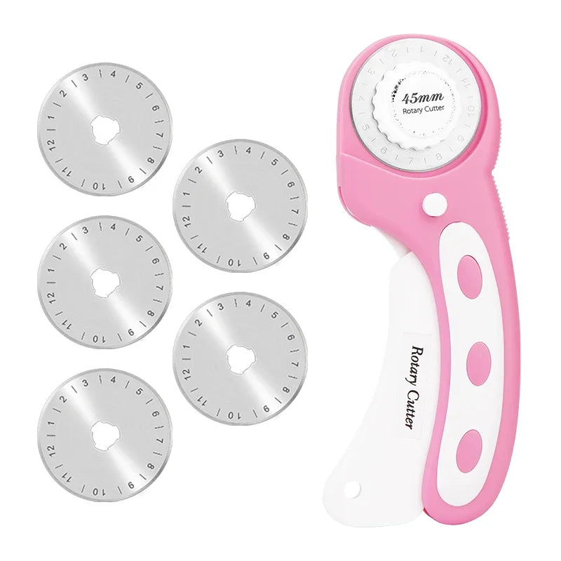 Rotary Cutter Kit with Cutting Mat, Blades, rulers, scissors