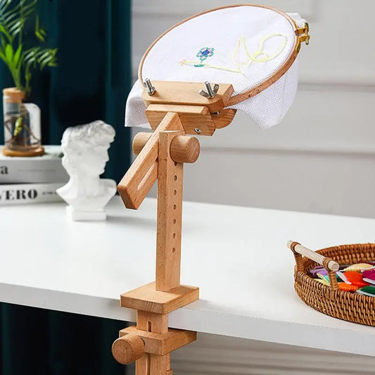 Desktop Stand Embroidery Rack Frames 360 Degree Rotation