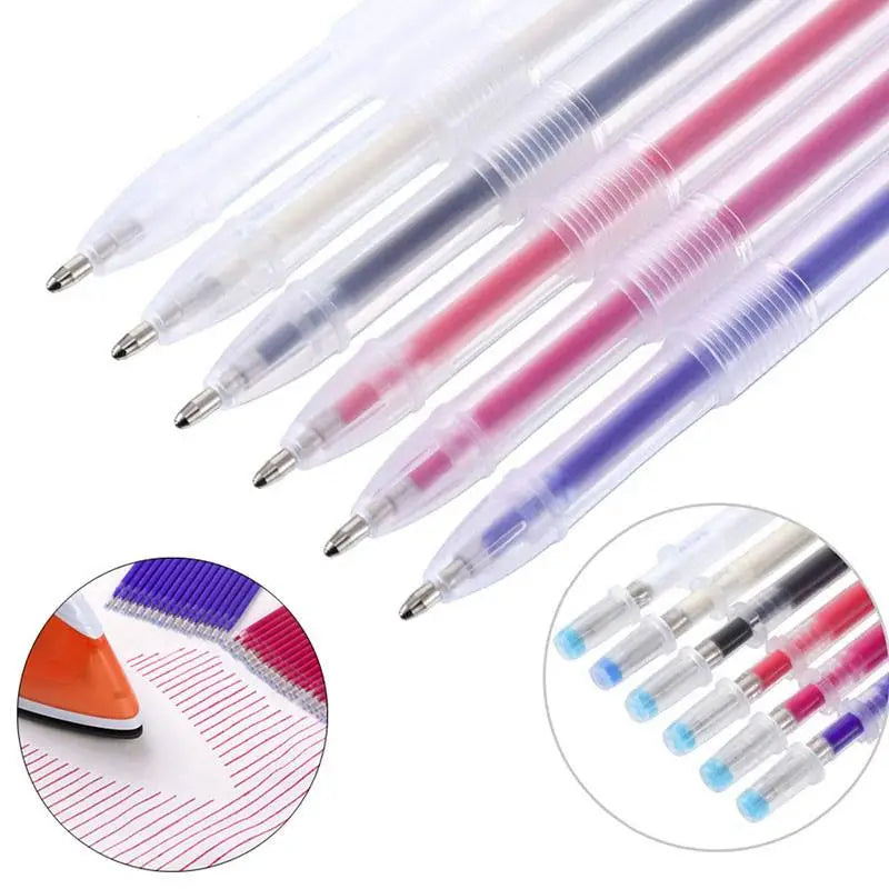 Heat Erasable Magic Marker Pen  10/20Pcs/Set , Fabric Pens Line Marking DIY Craft Sewing Accessories