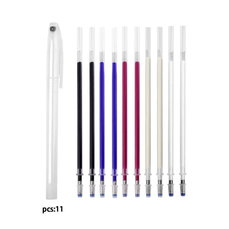 Heat Erasable Magic Marker Pen  10/20Pcs/Set , Fabric Pens Line Marking DIY Craft Sewing Accessories