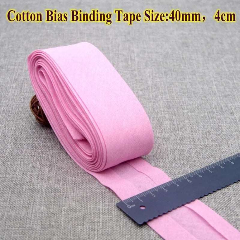 Cotton Bias Binding Tape  - Size 4cm x5 meters
