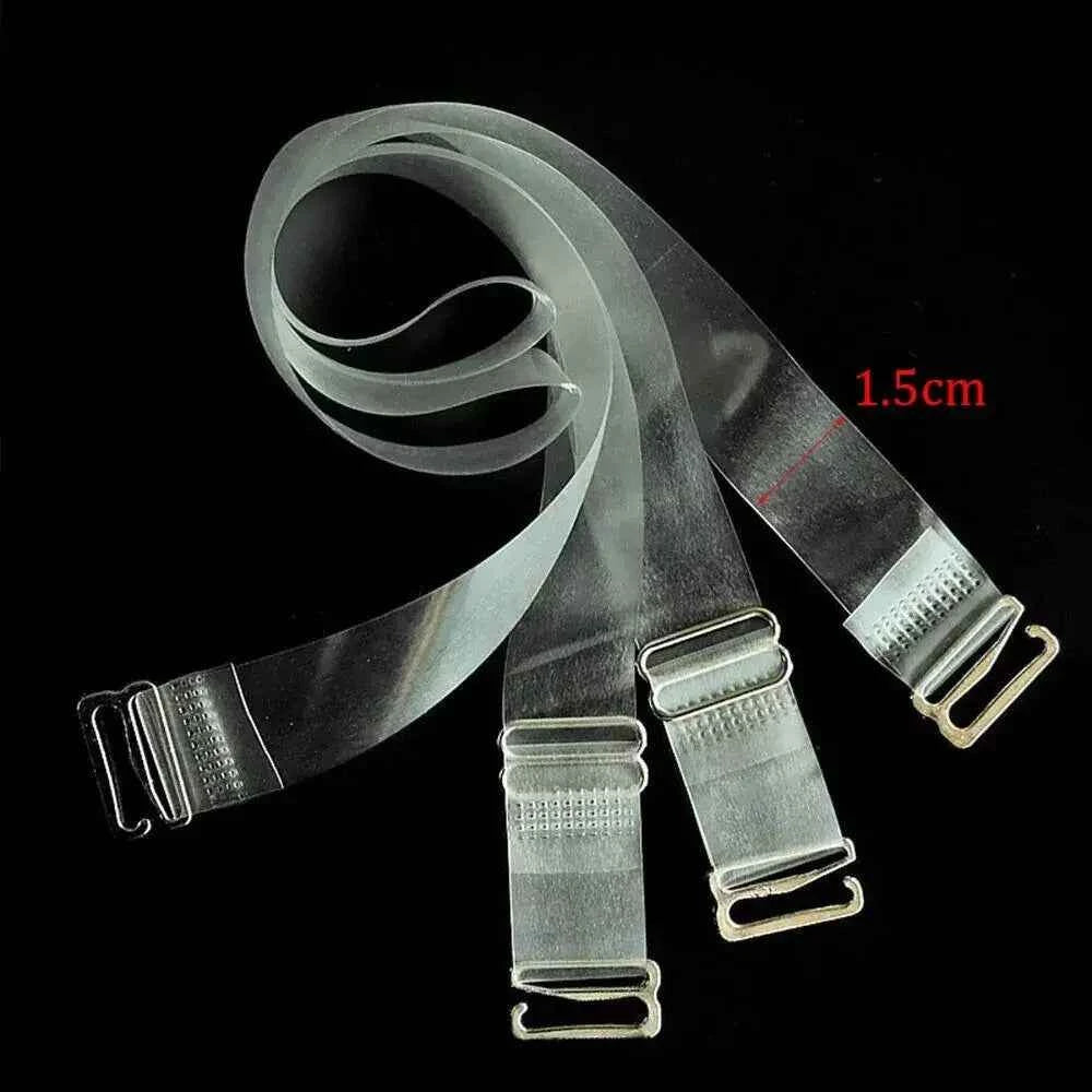 Transparent Clear Bra Straps - Invisible Anti-Slip Adjustable Shoulder Straps