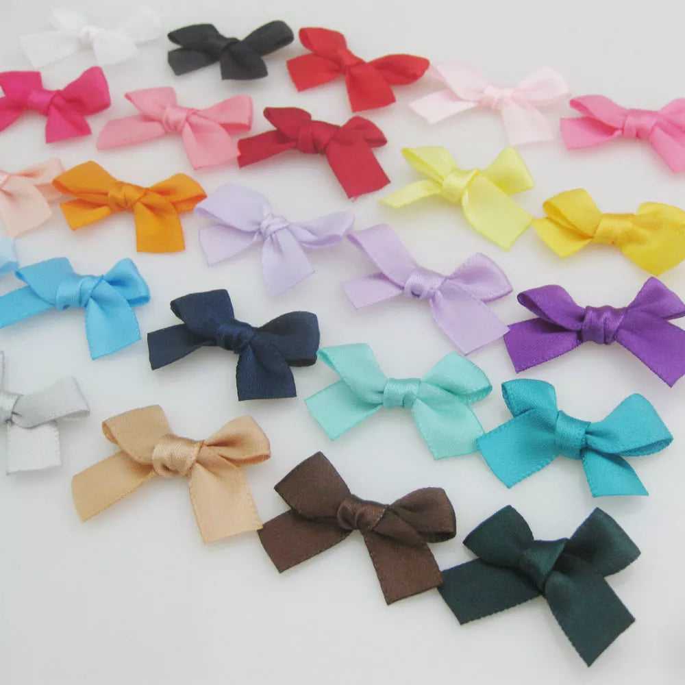 Satin Bows: 50Pcs - 30mm/20mm Craft Garment Accessories