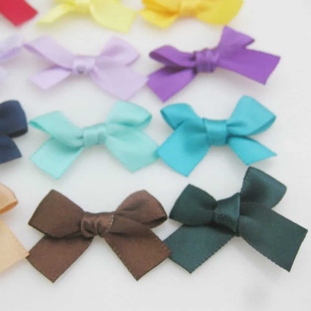 Satin Bows: 50Pcs - 30mm/20mm Craft Garment Accessories