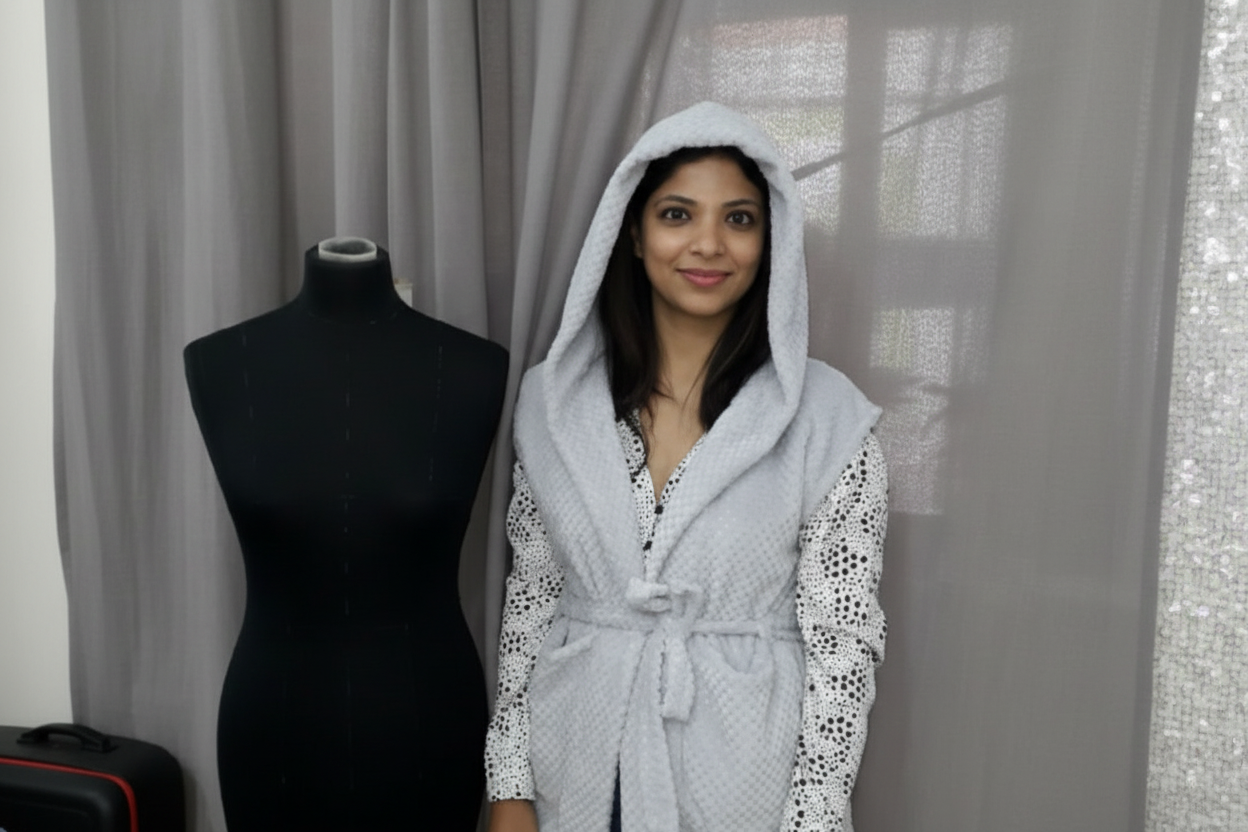 Ladies Sleeveless Hoodie PDF Sewing Pattern & Instructions - S-L