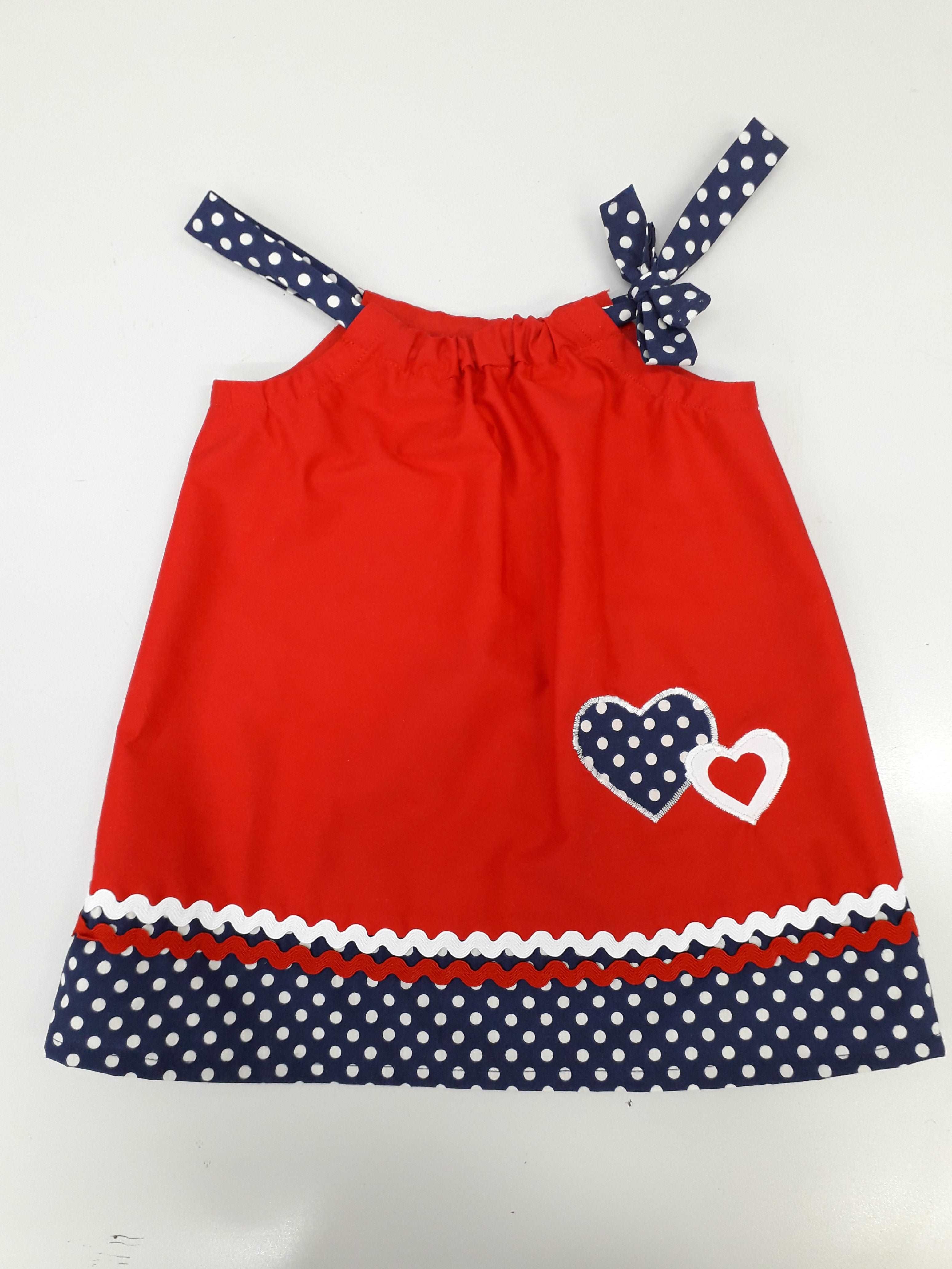 GIRLS PILLOW CASE DRESS PDF SEWING PATTERN & INSTRUCTIONS  3m-24m & 2y to 8y