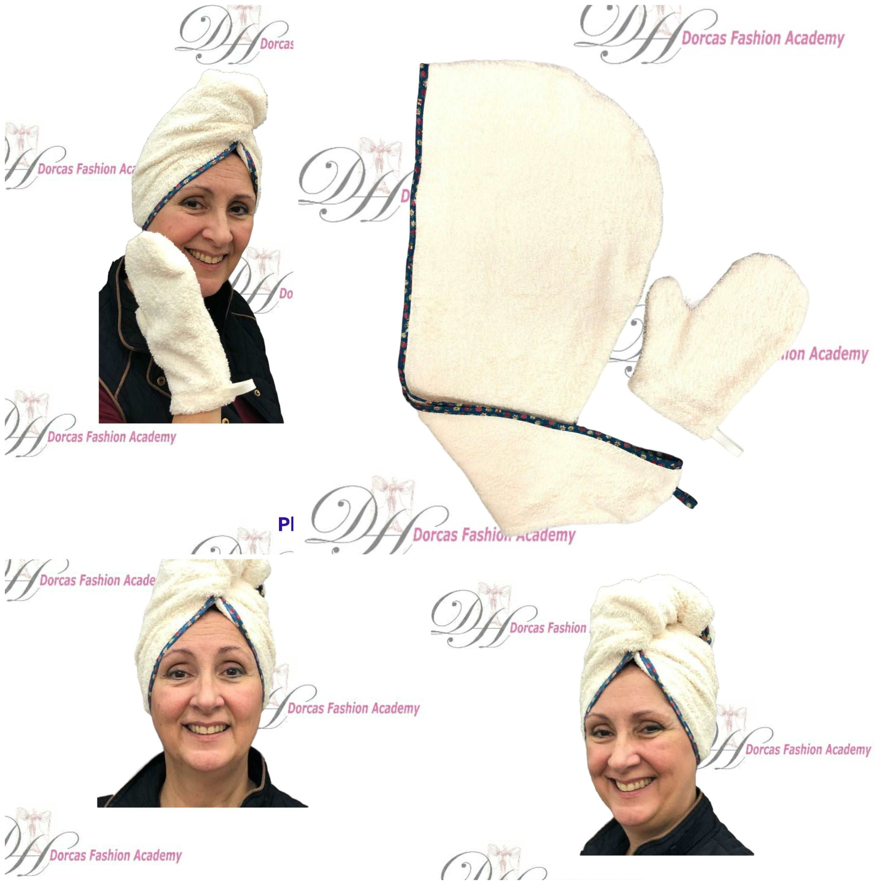 EASY HEAD TOWEL WRAP - PATTERNS & TUTORIALS PDF