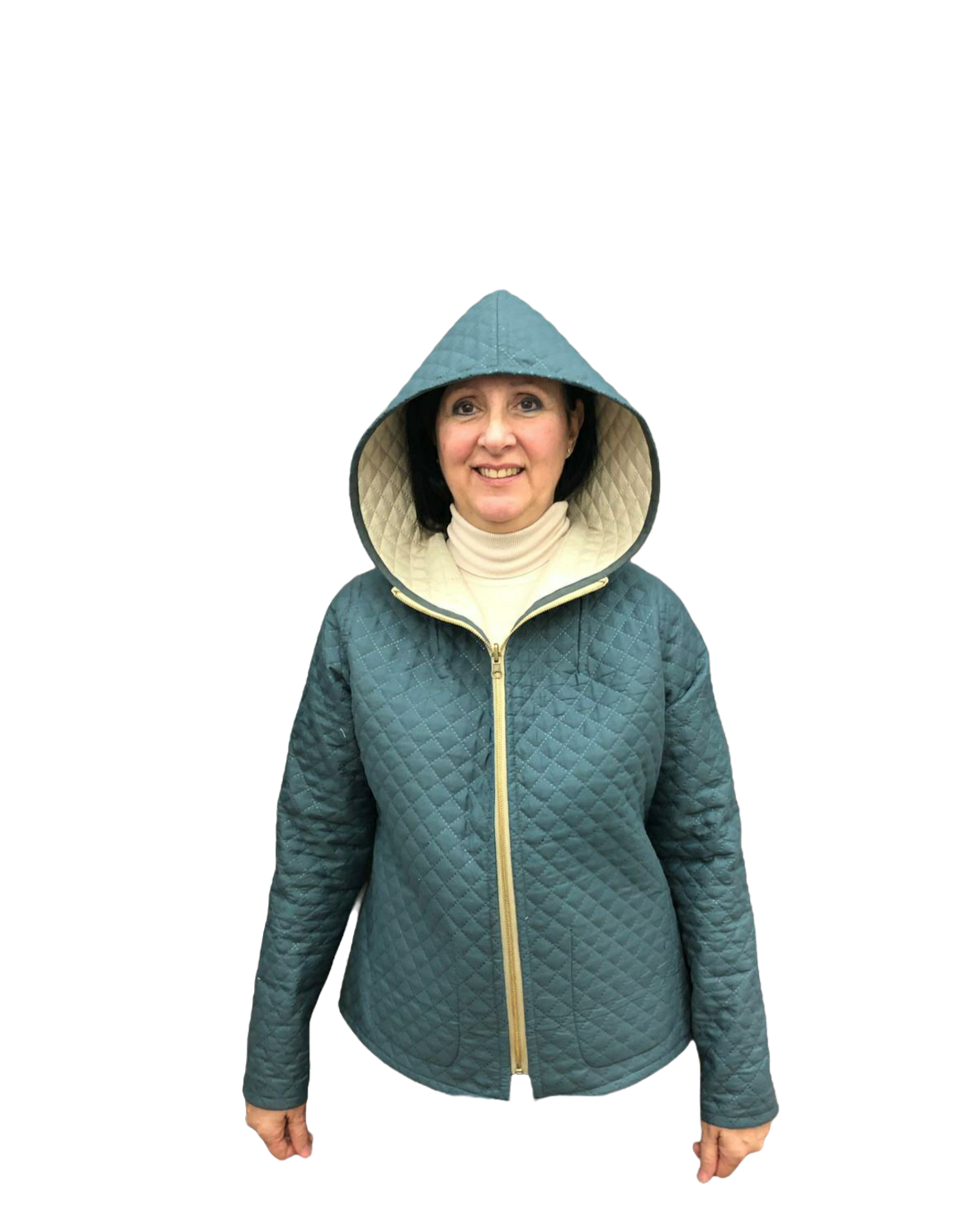 LADIES HOODED JACKET PDF SEWING PATTERN & INSTRUCTIONS S to 3XL