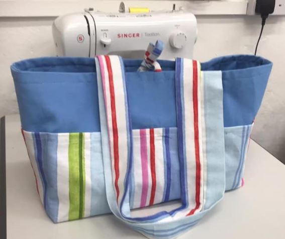 TOTE BAG PDF SEWING PATTERN AND INSTRUCTIONS