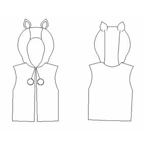 BUNNY EAR HOODIE PDF SEWING PATTERN & TUTORIAL - 6m-24m & 2y to 8y