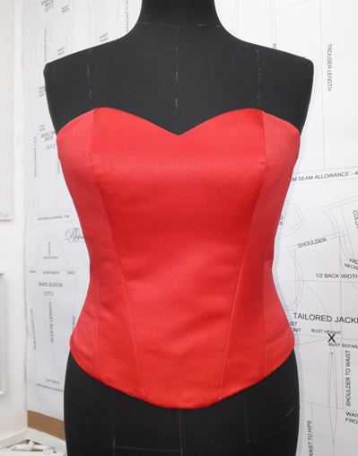 BEAUTIFUL BONED BODICE SEWING PATTERN & INSTRUCTIONS XS TO XL