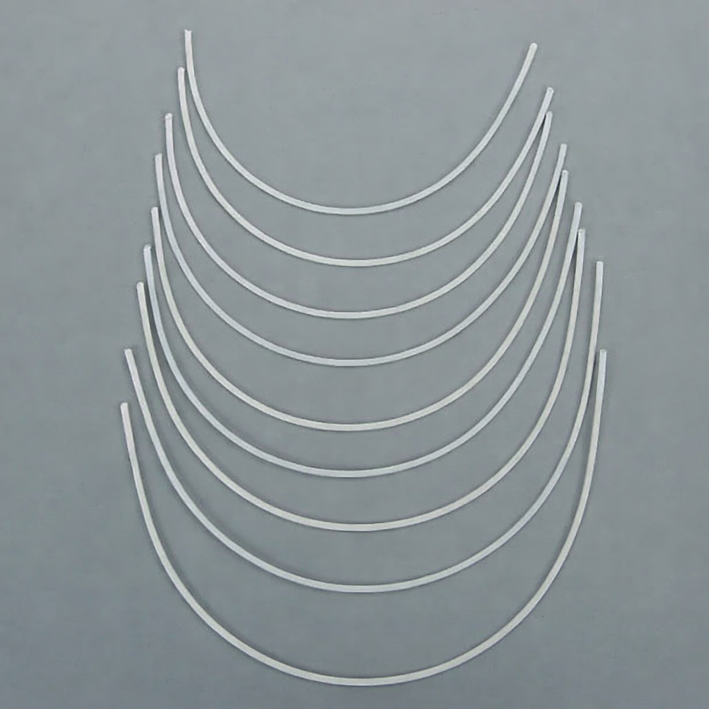 White Bra Underwires 12 Pieces - Professional Lingerie Making Supplies for Bustiers & Bras