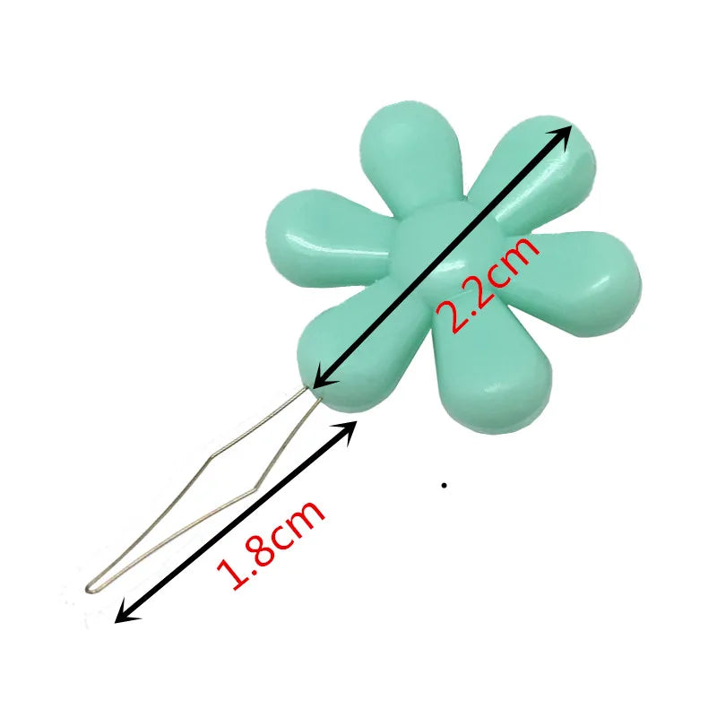 Flower Shape Needle Threaders - Easy Threading Tool (10 or 20 Pack)