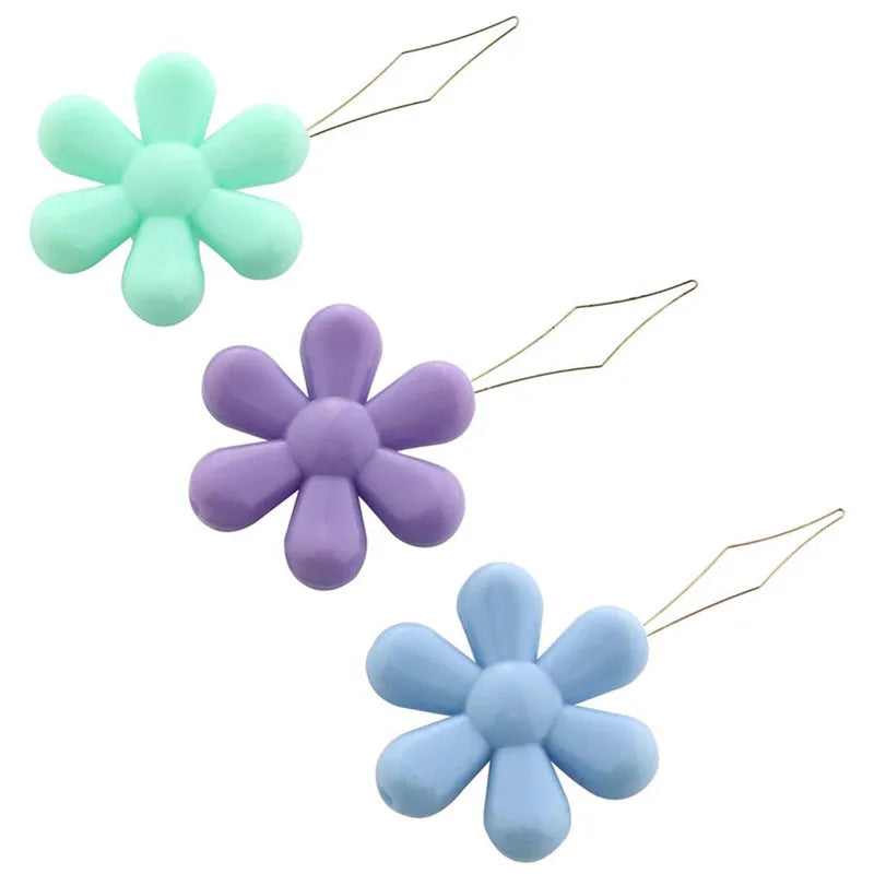 Flower Shape Needle Threaders - Easy Threading Tool (10 or 20 Pack)