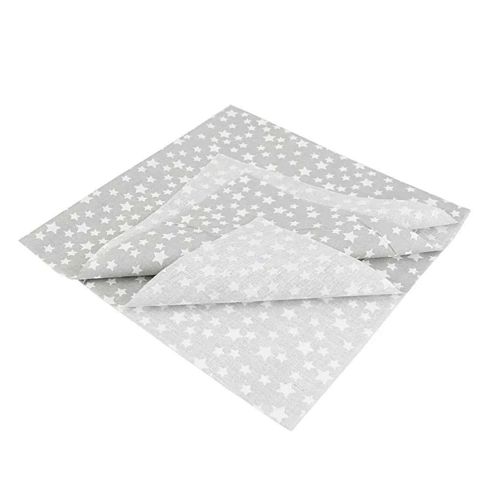 7-Pack Cotton Fabric Squares - Fat Quarters/Charm Packs for Quilting & Patchwork