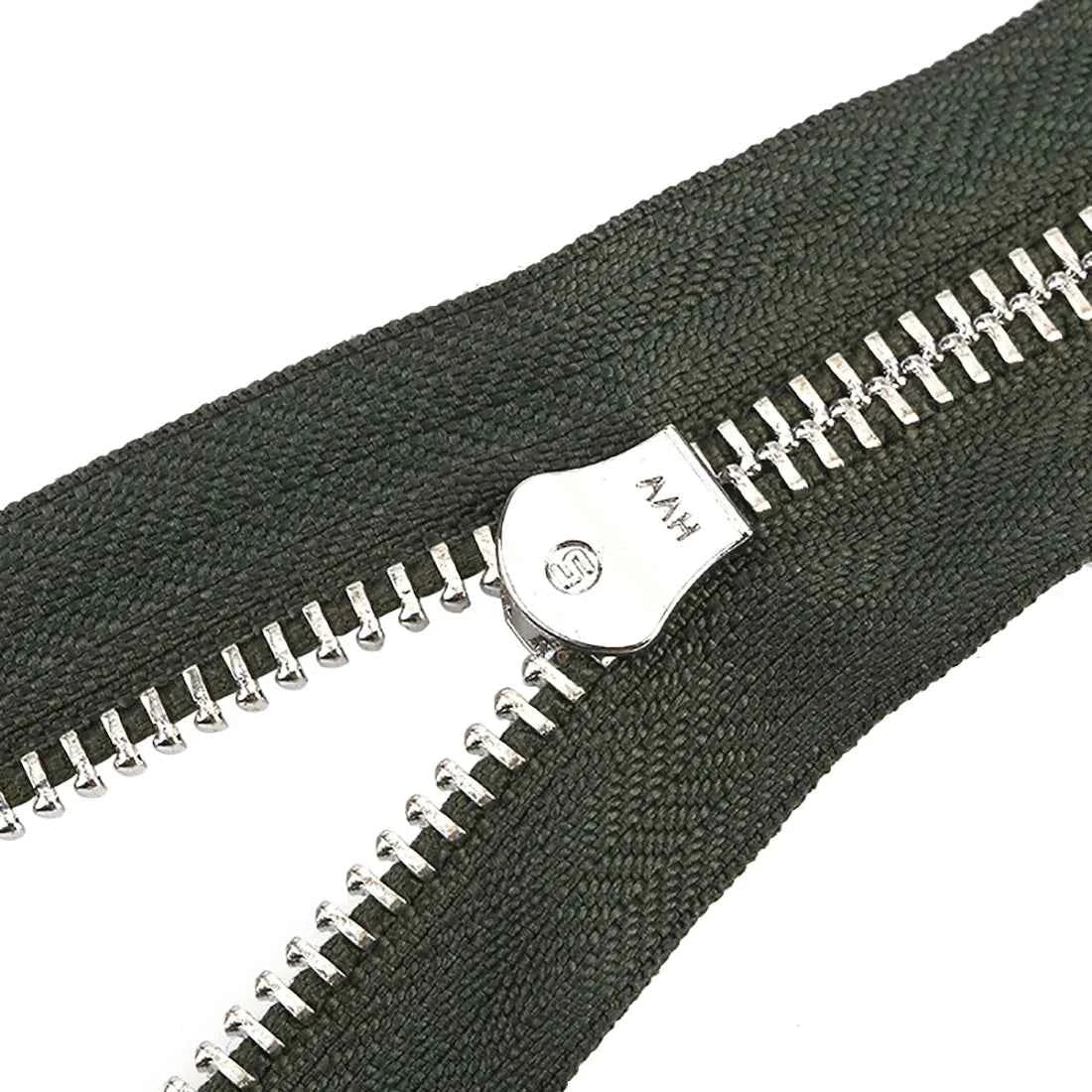 5# Open-End Metal Zippers with Double Sliders - 20-80cm Colorful Zippers for Jackets & Bags