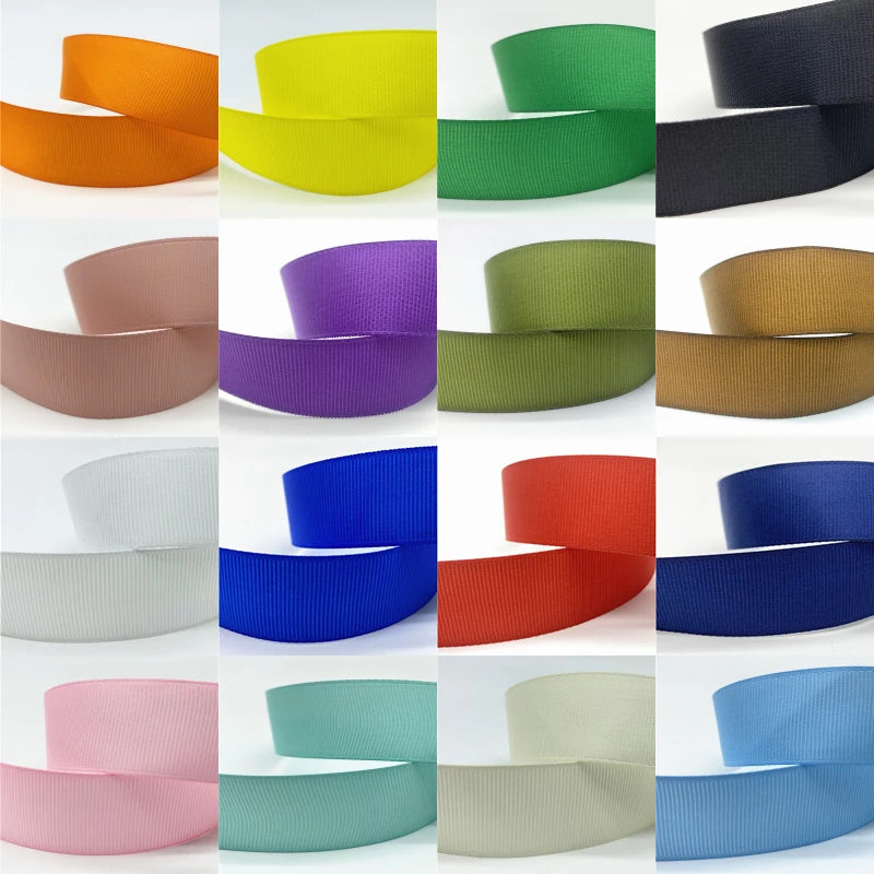 Grosgrain Ribbon 5 Yards - Multiple Widths (6mm-50mm) for Bustiers, Corsets & Lingerie Sewing